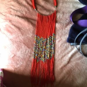 African handmade necklace brought in Kenya 🇰🇪